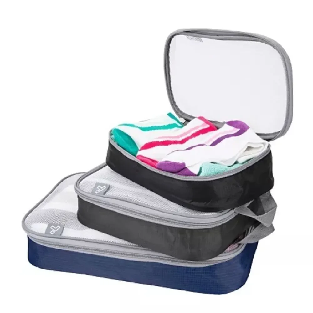 Travelon Set of 3 packing organizers, travel bag, accessories bag for lugagge